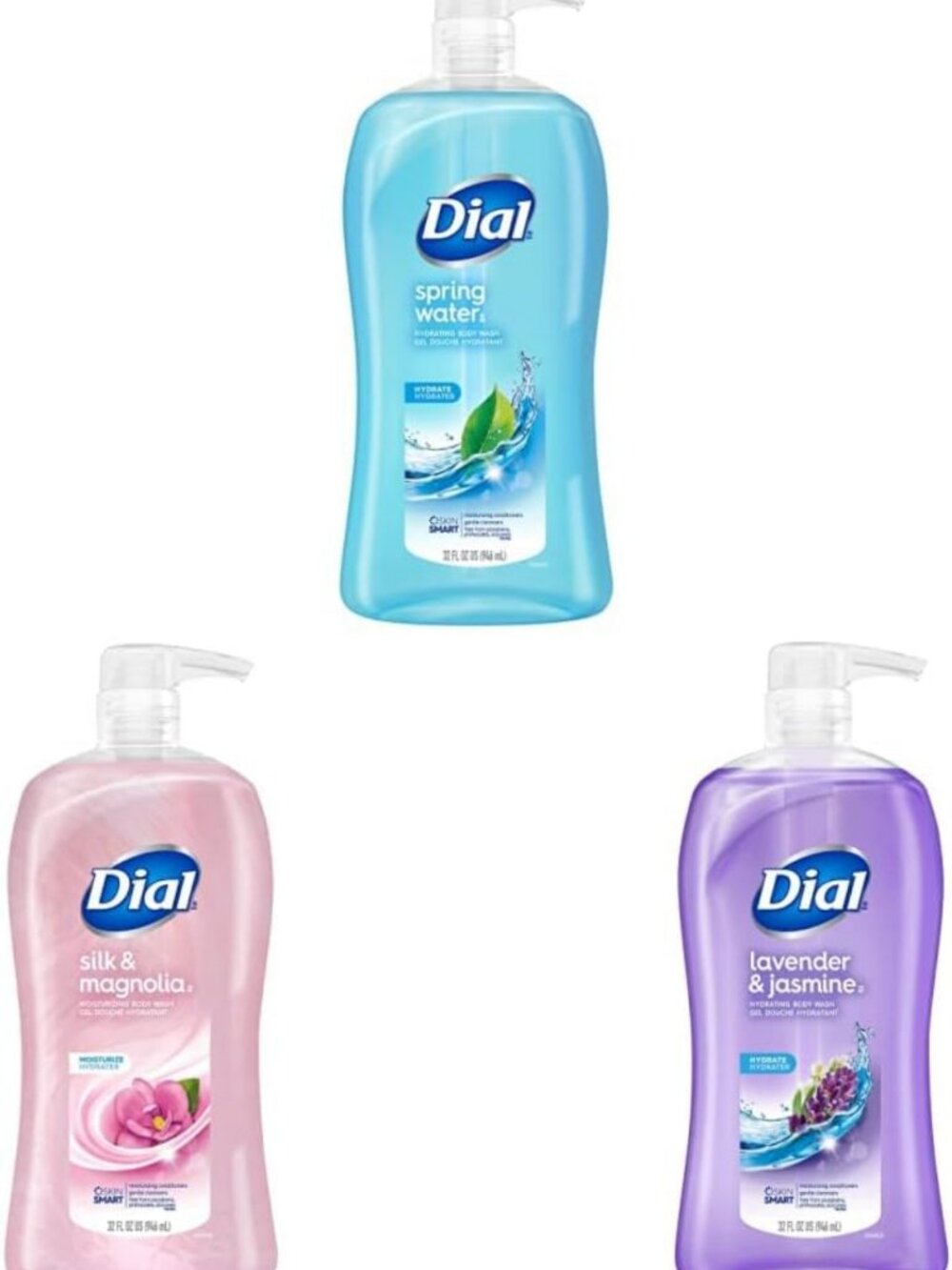 Indulge in Luxurious Body Wash Set - Spring Water, Silk Magnolia & Lavender